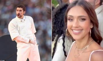 Jessica Alba says Bad Bunny’s Halftime show gave her ‘full body chills’