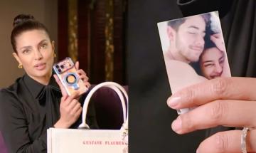 Priyanka Chopra shows Malti’s artwork, carries Nick Jonas’ photo  